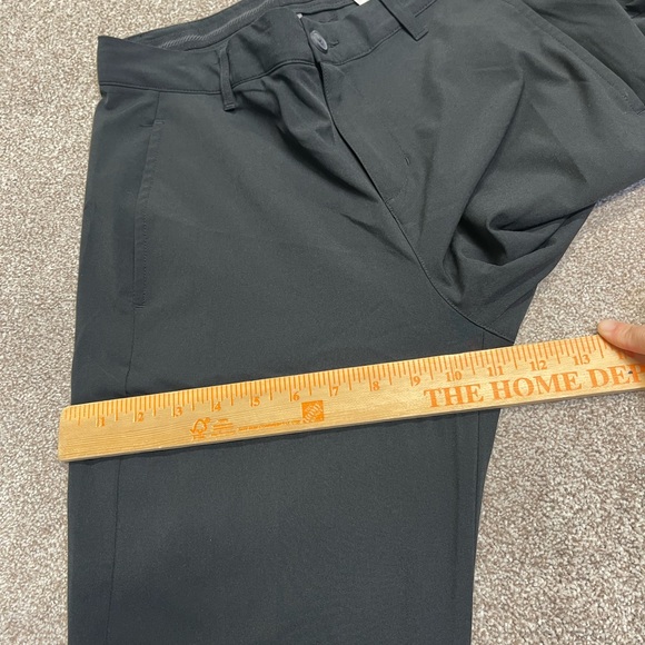 Adidas Womens athletic straight golf pants sz large black stretch pants workout - Picture 6 of 12